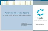Software Confidence. Achieved. Dec101 Automated Security Testing A case study of Agile SDLC integration  Frank Hurley Aravind Venkataraman.
