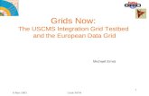 6-Mar-2003Grids NOW 1 Grids Now: The USCMS Integration Grid Testbed and the European Data Grid Michael Ernst.