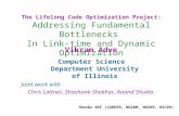 The Lifelong Code Optimization Project: Addressing Fundamental Bottlenecks In Link-time and Dynamic Optimization Vikram Adve Computer Science Department.