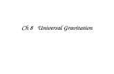 Ch 8 Universal Gravitation. Black hole- an extremely massive object that can bend light back to the object.