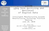Aerospace Industries Association - Aerospace and Defense Industries Association of Europe – Standardization (AIA-ASD Stan) LOTAR LOng Term Archiving and.
