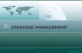 STRATEGIC MANAGEMENT OB/09. THE STRATEGIC MANAGEMENT PROCESS Chapter 1.