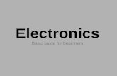 Electronics Basic guide for beginners. Basic Concepts.