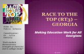 Making Education Work for All Georgians 9/11/2015 1 Bibb Co. Public Schools Coordinator: Dr. Julia Daniely “Each student demonstrates strength of character.