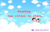 Reading Two cities in China. Welcome to Beijing! The Forbidden City.