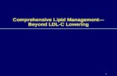 1 Comprehensive Lipid Management— Beyond LDL-C Lowering.