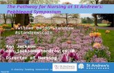 A charity leading innovation in mental health The Pathway for Nursing at St Andrew’s: Pebblepad Symposium Ann Jackson ann.jackson@standrew.co.uk Director.