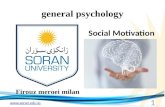 Www.soran.edu.iq general psychology Firouz meroei milan Social Motivation 1.