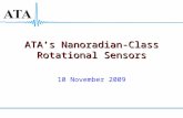 ATA’s Nanoradian-Class Rotational Sensors 10 November 2009.