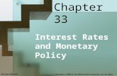 Interest Rates and Monetary Policy Chapter 33 McGraw-Hill/Irwin Copyright © 2009 by The McGraw-Hill Companies, Inc. All rights reserved.