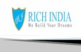 153.6 Acres Integrated Township By RICH INDIA An Integrated 150 Acres Township which comprises of all the facilities at one same location. Township has.