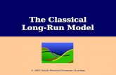 The Classical Long-Run Model © 2003 South-Western/Thomson Learning.