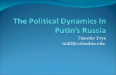 Timothy Frye tmf2@columbia.edu. Classic Approaches: Caricatured Putinology Clan Politics History.