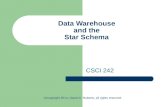 Data Warehouse and the Star Schema CSCI 242 ©Copyright 2014, David C. Roberts, all rights reserved.