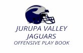 JURUPA VALLEY JAGUARS OFFENSIVE PLAY BOOK. POSITIONS X H Z GT F C Q Y TG X.