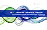 The ECC in practice, its structure, its routine CEPT Workshop on European Spectrum Management and Numbering 4 th June 2014.