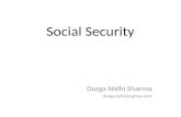 Social Security Durga Nidhi Sharma durganidhi@yahoo.com.