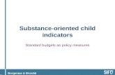 Borgeraas & Brusdal Substance-oriented child indicators Standard budgets as policy measures.