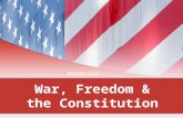 War, Freedom & the Constitution torture clip. What makes America great? Why is the US (arguably) the greatest country? Military might? Certainly powerful.
