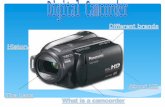 1970 First analogue camcorders 1986 Kodak makes a mega pixel sensor to capture very good images which inspired digital camcorders 1995 Sony makes the.