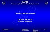 CAPRI CAPRI market model Torbjörn Jansson* Markus Kempen *Corresponding author +49-228-732323  Department for Economic and Agricultural.