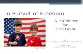 In Pursuit of Freedom A Pathfinder for Third Grade by Diane Brannen, Jodye Butler, Katie Mitchell for MEDT 6464 Reference Sources & Services Google Images.