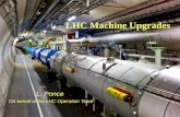 LHC Machine Upgrades L. Ponce On behalf of the LHC Operation Team 1.
