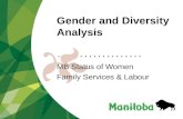 ................... Gender and Diversity Analysis MB Status of Women Family Services & Labour.