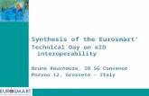 Synthesis of the Eurosmart’ Technical Day on eID interoperability Bruno Rouchouze, ID SG Convenor Porvoo 12, Grosseto - Italy.