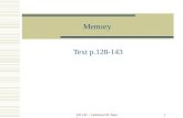 SD 142 – Catherine M. Burns 1 Memory Text p.128-143.