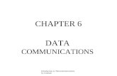 Introduction to Telecommunications by Gokhale CHAPTER 6 DATA COMMUNICATIONS.