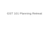 GST 101 Planning Retreat. Pre-Workshop Evaluation Form.
