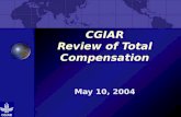 CGIAR Review of Total Compensation May 10, 2004. CGIAR Review of Total Compensation Background Approach Survey Results for Phase 1 Diversity Disclosure.