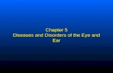 Chapter 5 Diseases and Disorders of the Eye and Ear.