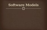 Software Models.  A software life-cycle model is a descriptive and diagrammatic representation of the software life-cycle. This includes a series of.
