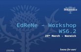 24 th March - Warwick EdReNe – Workshop WS6.2 © Encyclopedia Britannica 2009.