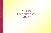CLASS LIVE SESSION MM01. Analysis Marketing Opportunities Marketing planningMarketing planning Demand Measurement & ForecastingDemand Measurement & Forecasting.