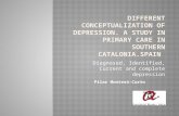 Diagnosed, Identified, Current and complete depression Pilar Montesó-Curto.
