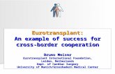 Eurotransplant: An example of success for cross-border cooperation Bruno Meiser Eurotransplant International Foundation, Leiden, Netherlands Dept. of Cardiac.