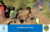 LAN ZAMBIA COUNTRY OFFICE KAOMA DISTRICT WATER PROJECT 2015 - 2017.