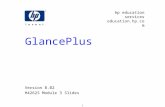 Hp education services education.hp.com 33 GlancePlus Version B.02 H4262S Module 3 Slides.