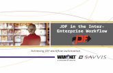JDF in the Inter-Enterprise Workflow Achieving JDF workflow automation.