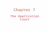 The Application Layer Chapter 7. DNS – The Domain Name System a)The DNS Name Space b)Resource Records c)Name Servers.