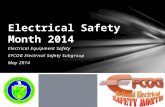 Electrical Equipment Safety EFCOG Electrical Safety Subgroup May 2014.
