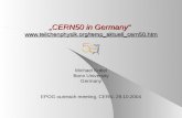 „CERN50 in Germany“   Michael Kobel Bonn University Germany.
