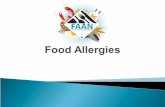 The role of the immune system is to protect the body from germs and disease  A food allergy is an abnormal response by the immune system to a food.