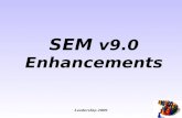 Leadership 2009 SEM v9.0 Enhancements. Leadership 2009.