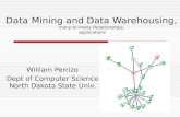 Data Mining and Data Warehousing, many-to-many Relationships, applications William Perrizo Dept of Computer Science North Dakota State Univ.