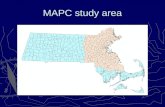MAPC study area. 2030: Alternate Futures  WOC envisions the results of more comprehensive regional planning  Result of community workshops—what do participants.