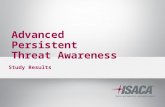 Study Results Advanced Persistent Threat Awareness.